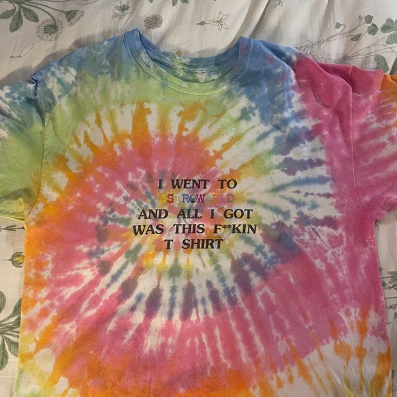 Travis scott astro world tie die tour shirt! - Picture 10 of 16